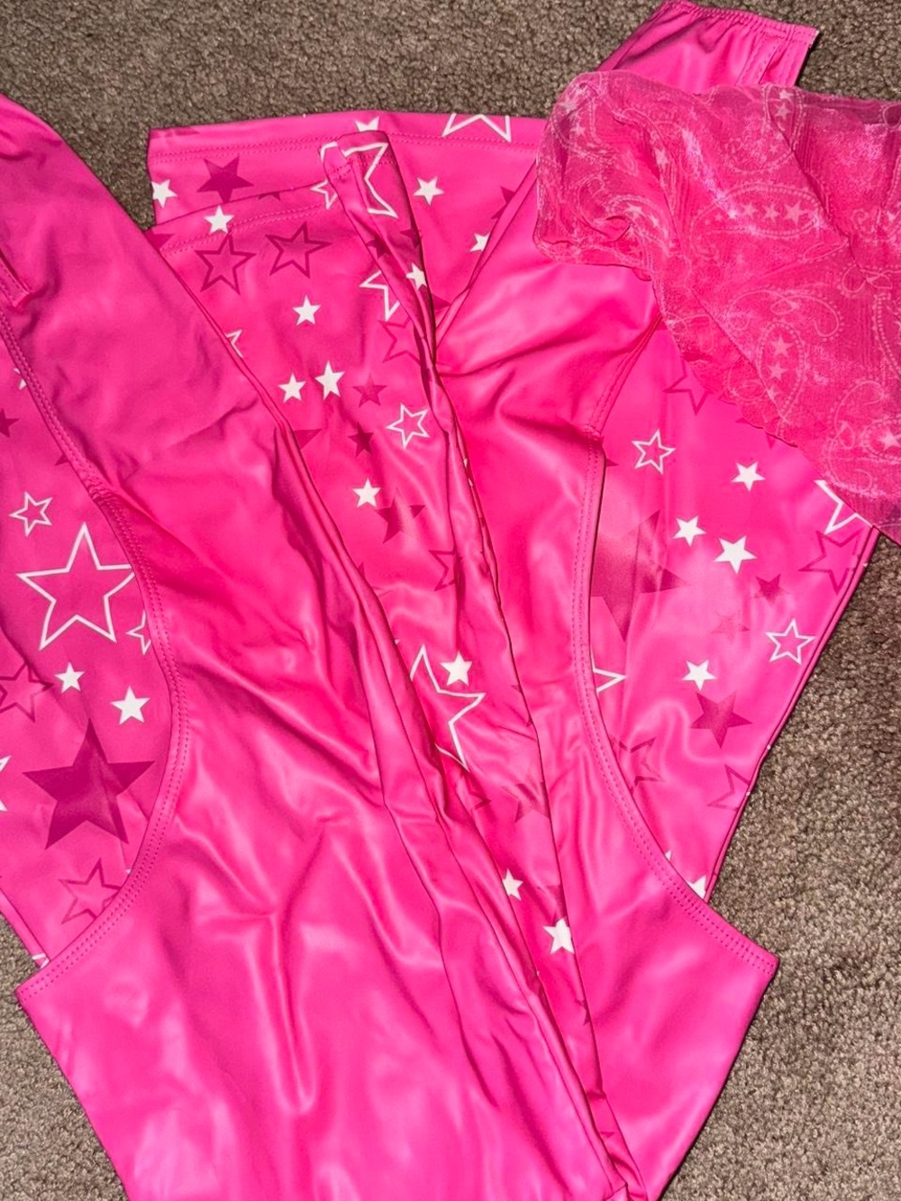 Lorlie – “Barbie Western” Pink Star Bikini Costume Set - Picture 4 of 4